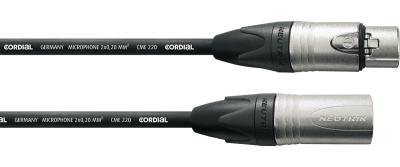 CORDIAL CXM10FM - C&acirc;ble microphone standard XLR m&acirc;le - XLR femelle Neutrik s&eacute;rie Peak 10 m