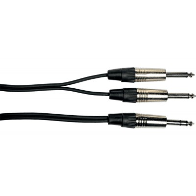 YELLOW CABLE  Cordon 2 Jack Jack St&eacute;r&eacute;o 3 M