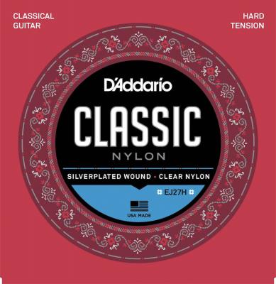 DADDARIO EJ27H Nylon tirant fort - Jeu cordes guitare classique