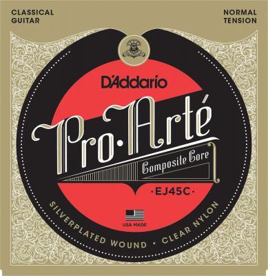 D ADDARIO AND CO DADDARIO EJ45C Jeu de cordes en nylon - Pro arte - Tirant normal