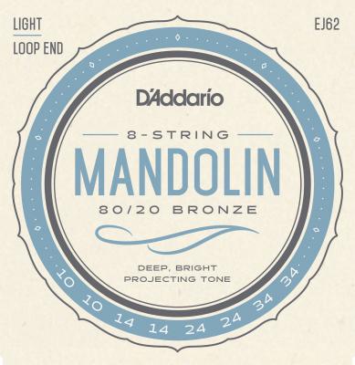 D ADDARIO AND CO Daddario Ej62 Jeu De Cordes Pour Mandoline