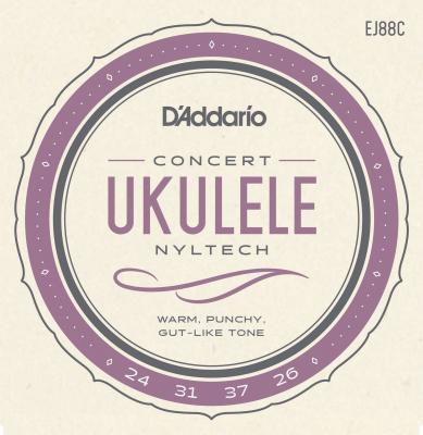 D ADDARIO AND CO Daddario Ej88c Nyltech Jeu De Cordes Pour Ukulele De Concert