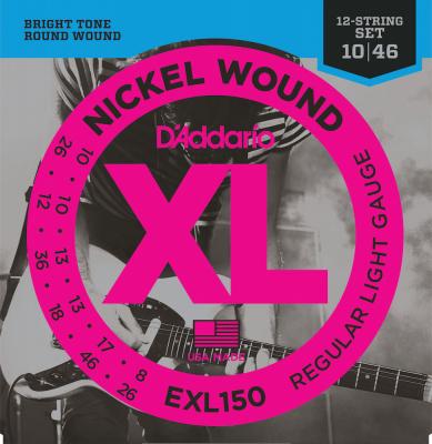 D ADDARIO AND CO Daddario Exl150 Jeu De Cordes Pour Guitare &Eacute;lectrique 12 Cordes