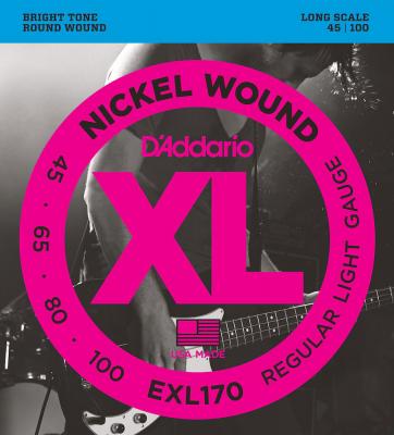 D ADDARIO AND CO DADDARIO EXL170 Jeu de cordes en nickel - Basse soft - 45-65-80-100