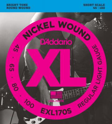 D ADDARIO AND CO D'addario Soft Exl170s - Jeu De Cordes Basse &Eacute;lectrique Diapason Court