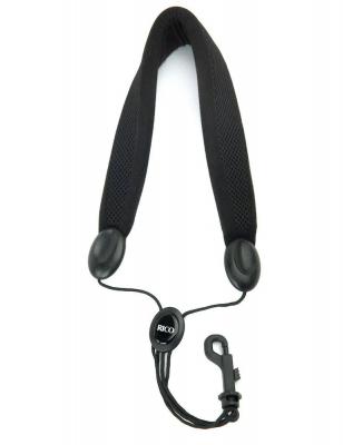 D ADDARIO RICO Rico Padded With Plastic Snap Hook Saxophone Strap