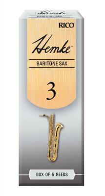 D ADDARIO RICO RHKP5BSX300 - Anches Hemke - saxophone baryton, force 3.0, bo&icirc;te de 5