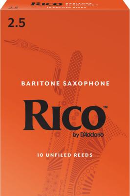 D ADDARIO RICO D'addario Rla1025 - Anches Saxophone Baryton Force 2.5, Bo&icirc;te De 10