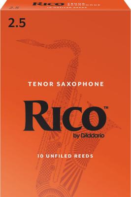 D ADDARIO RICO Rico Anches Rico pour saxophone t&eacute;nor force 2.5 pack de 10