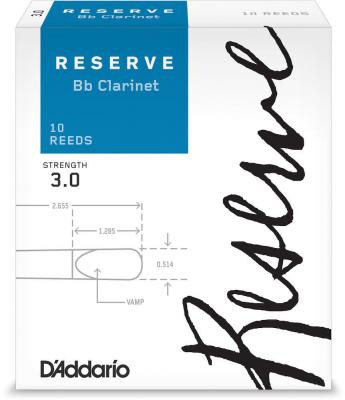 DADDARIO Anches D'addario Reserve Clarinette Si B (10) Force: 3