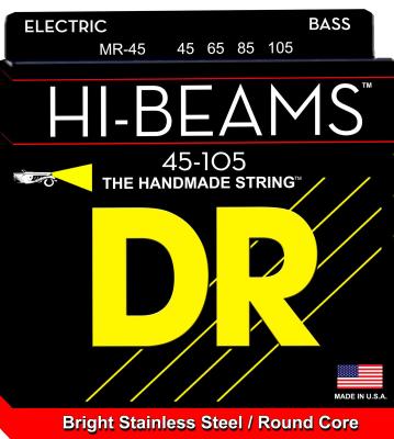 DR  String MR-45 Hi-Beam Jeu de cordes pour guitare basse