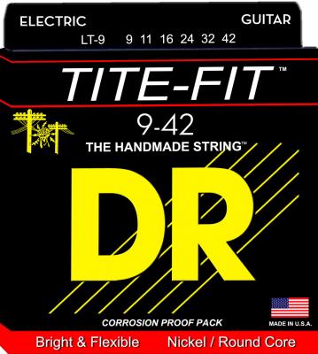 DR STRINGS  Lt-9 Tite-Fit Lite Jeu De Cordes Pour Guitare &Eacute;lectrique
