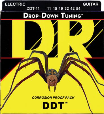 DR STRINGS DR String DDT-11 Drop Down Jeu de cordes pour guitare electrique