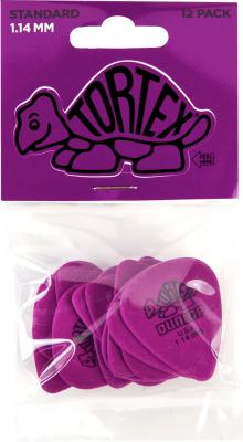 JIM DUNLOP Dunlop Tortex Standard M&eacute;diator 1.14 Mm Violet (12x)