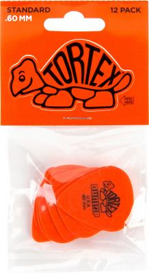JIM DUNLOP Dunlop Tortex Standard M&eacute;diator 0,60 Mm Orange (12x)
