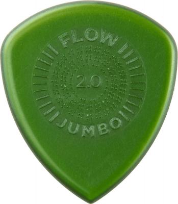 DUNLOP Jim  547P200 M&eacute;diators Flow Jumbo Grip 2,00mm sachet de 3