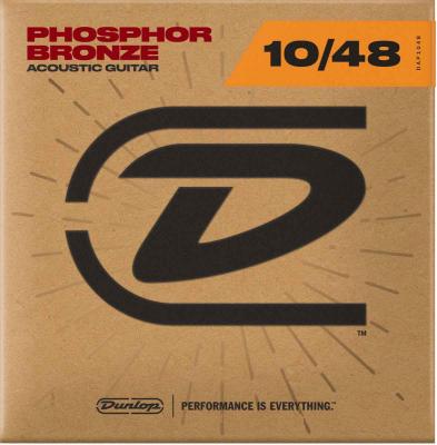 DUNLOP Jeu Guitare Acoustique  Phosphore Bronze Extra Light 10-48