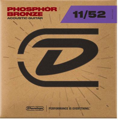 DUNLOP DAP1152 Phosphore bronze medium 11-52 - Jeu guitare acoustique