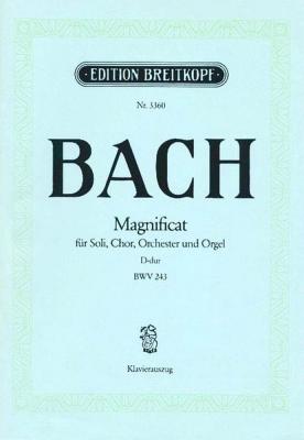 EDITION BREITKOPF Bach : Magnificat Bwv 243 En R&eacute; Majeur