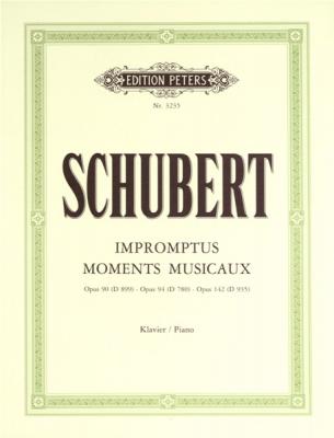 PETERS C.F. Schubert Franz - Impromptus & Moments Musicaux - Piano