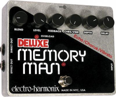 ELECTRO HARMONIX  Deluxe Memory Man P&eacute;dale de Delay