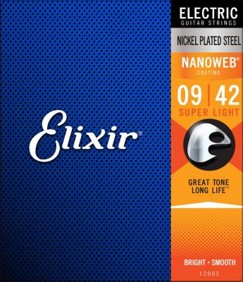 ELIXIR  12002 Nanoweb Jeu De Cordes Pour Guitare &Eacute;lectrique Super Light