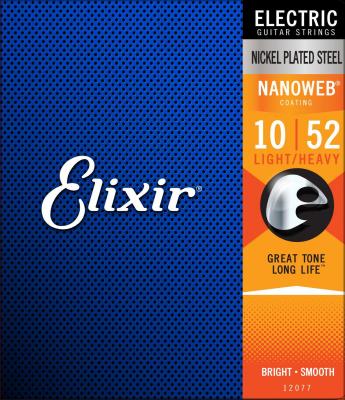 ELIXIR  12077 Nanoweb Jeu De Cordes Pour Guitare &Eacute;lectrique Light-Heavy
