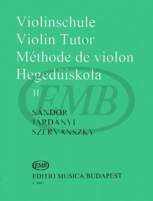 EMB (EDITIO MUSICA BUDAPEST) Sandor / Jardanyi / Szervanszky - Methode De Violon Vol.2 - Violon