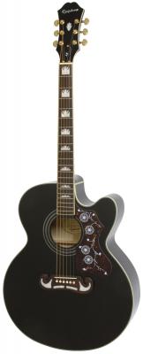 EPIPHONE Guitares &eacute;lectro acoustiques  EJ200CE BLACK Folk &eacute;lectro