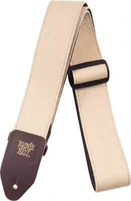ERNIE BALL  Sangle Tri-Glide en cuir italien, 5 cm, brun clair