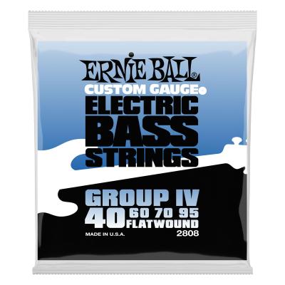 ERNIE BALL  Cordes &agrave; filet plat, Groupe IV, pour basse &eacute;lectrique, calibre 40-95