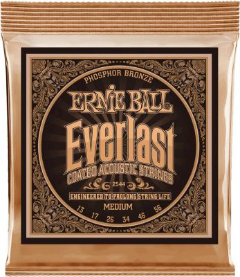 ERNIE BALL  2544 Everlast Coated Phosphor Bronze Medium Jeu De Cordes Folk