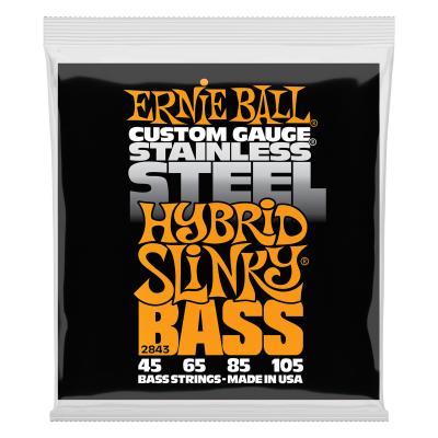ERNIE BALL Cordes Basse Slinky Regular Stainless Steel
