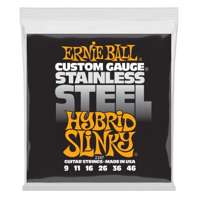 ERNIE BALL  2247 Stainless Steel Cordes Guitare &Eacute;lectrique 9-46