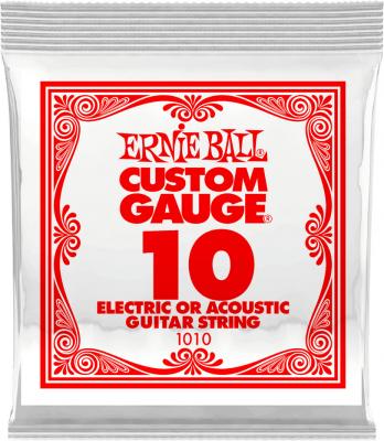 ERNIE BALL  plain steel singles (.008-.024).010