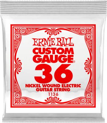 ERNIE BALL  1136 - Corde &Eacute;lectrique Au D&eacute;tail Slinky - Tirant 036