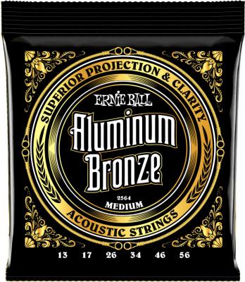 ERNIE BALL  2564 Aluminium Bronze Cordes Guitare Folk Acoustique 13-56