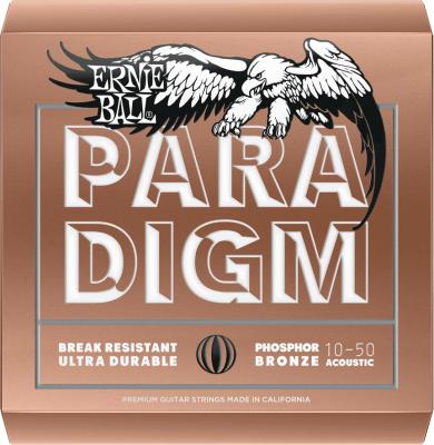 ERNIE BALL  2080 - Jeu De Cordes Guitare Acoustique - Paradigm Phosphore Bronze - Extra Light 10-50