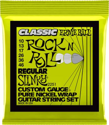 ERNIE BALL  2251 Jeu De Cordes Classic R&r Guitare &Eacute;lectrique