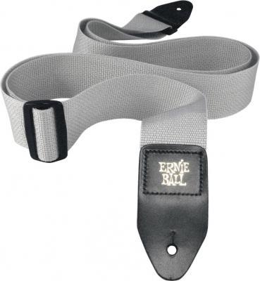 ERNIE BALL  Sangle de guitare en polypropyl&egrave;ne, gris