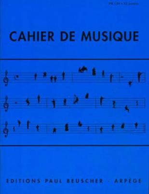[PAUL BEUSCHER] Cahier De Musique 12 Port&eacute;es Ref S12p - Paul Beuscher