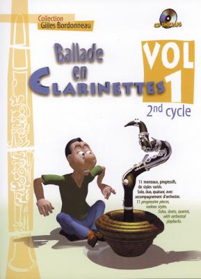 HIT DIFFUSION Ballade En Clarinette Vol.1 2eme Cycle + CD