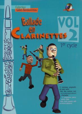 HIT DIFFUSION Ballade en Clarinettes Premier Cycle vol 2 (+ 1 CD)