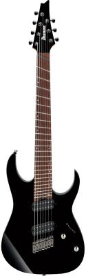 IBANEZ RGMS7-BK - noire - Guitare &eacute;lectrique - 7 cordes - multi diapason