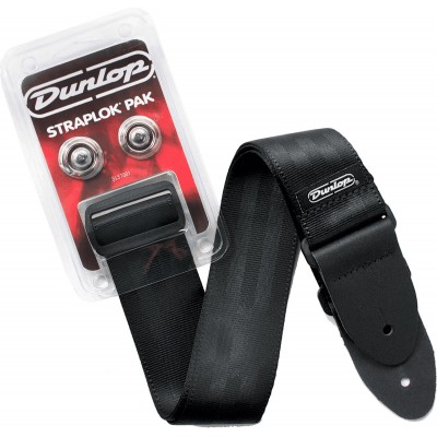 DUNLOP  SLST001 Pack de Courroie/Straplock/Sangle pour Guitare