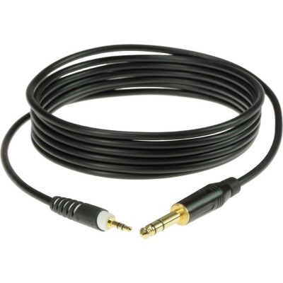 KLOTZ Cable 3 M Jack 3P - Mini Jack 3P, Or 