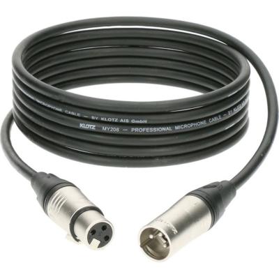 KLOTZ Cable Micro XLR 30M Noir  C&acirc;bles pour Microphones