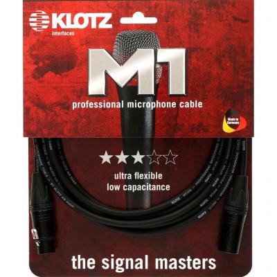 KLOTZ  M1fm1n0500 C&acirc;ble De Micro Neutrik Xlr Femelle - Xlr M&acirc;le 5m