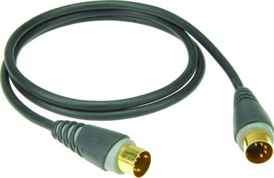 KLOTZ Accessoires guitares  MID-010 AUDIO NUMERIQUE MIDI NOIR 1 M Cables midi