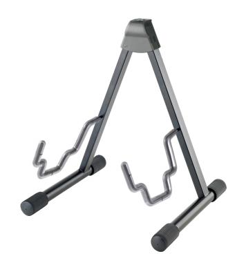 K&M K & M 17570 E/A Support pour guitare et basse &raquo;Duet&laquo; - noir avec &eacute;l&eacute;ments translucides